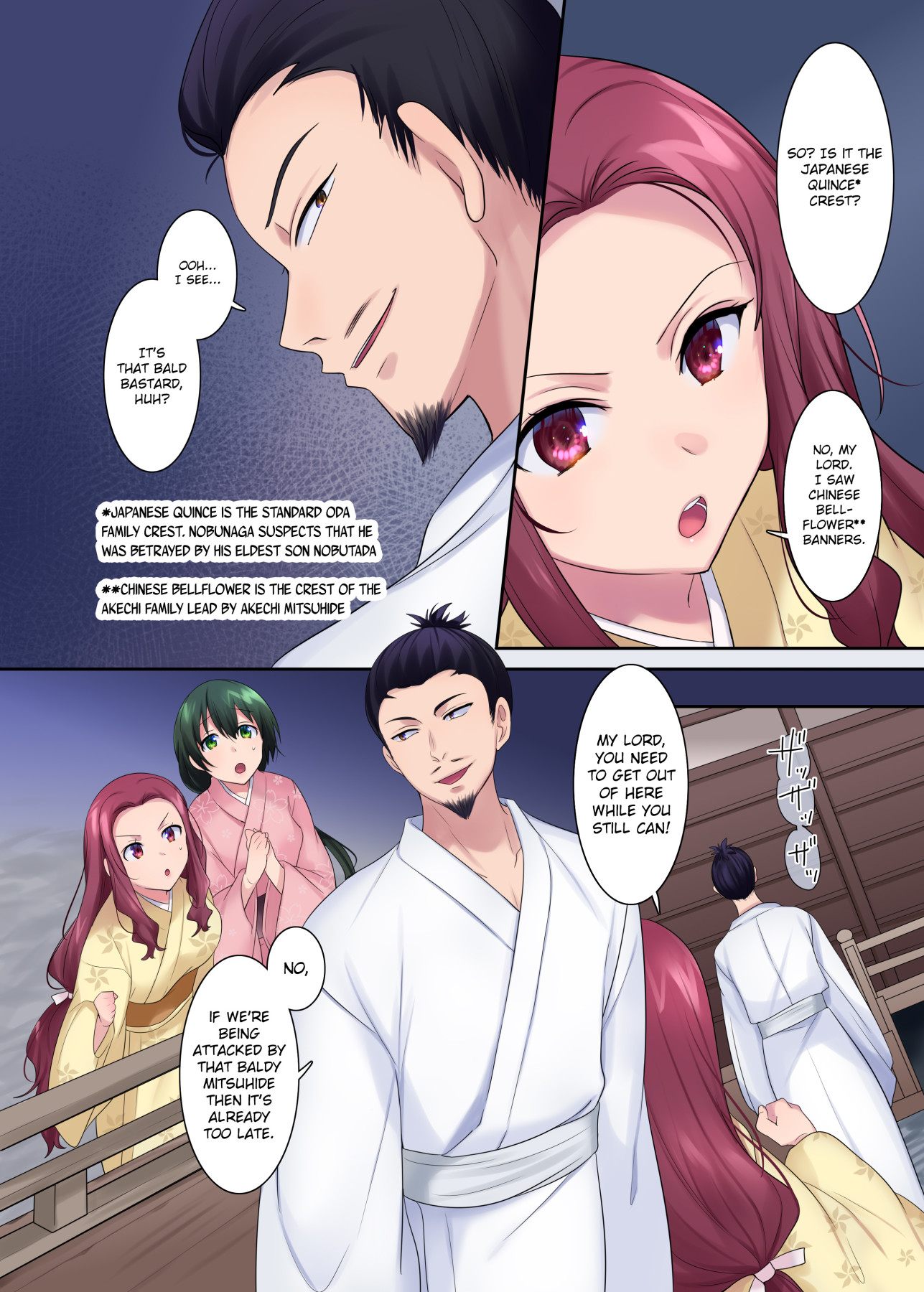 Hentai Manga Comic-Honnoji Transformation ~Nobunaga was Turned into a Girl~-Read-8